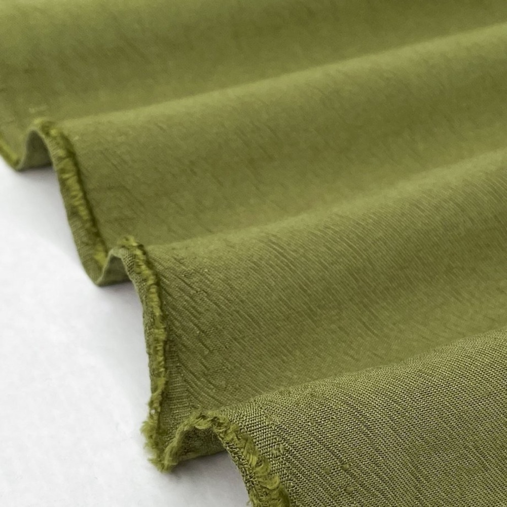 4 Yds_ Responsibly Manufactured Tencel Viscose Blend Fabric_Olive